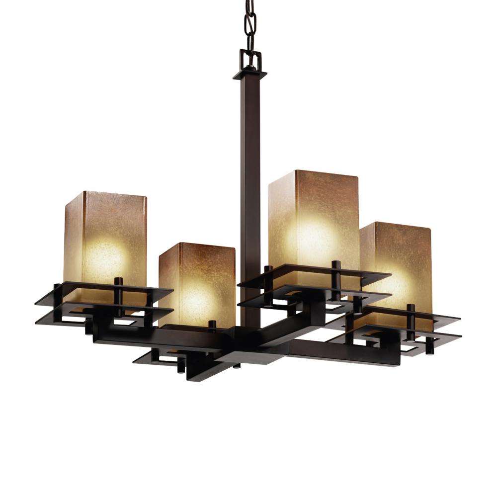 Metropolis 4-Light Chandelier