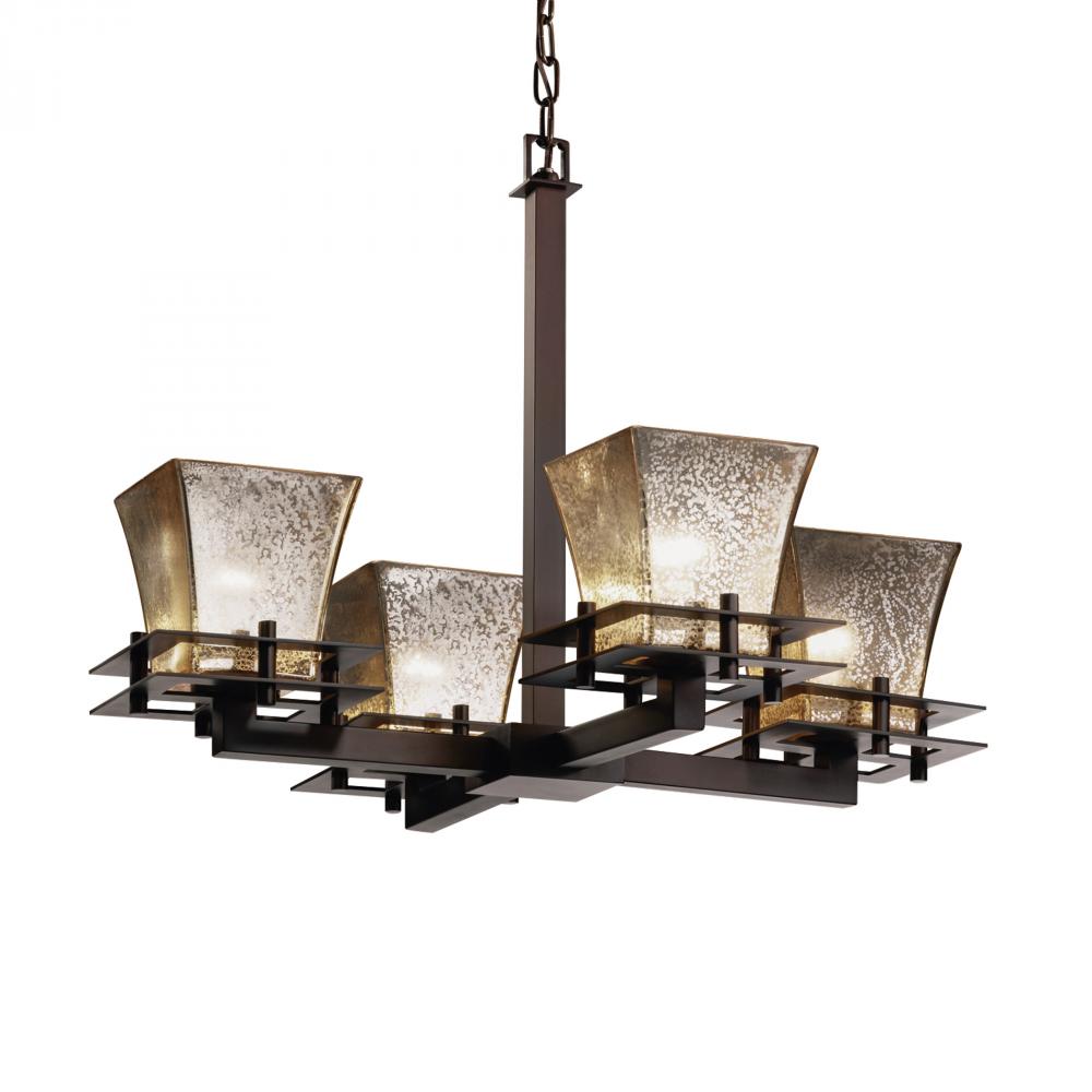 Metropolis 4-Light Chandelier