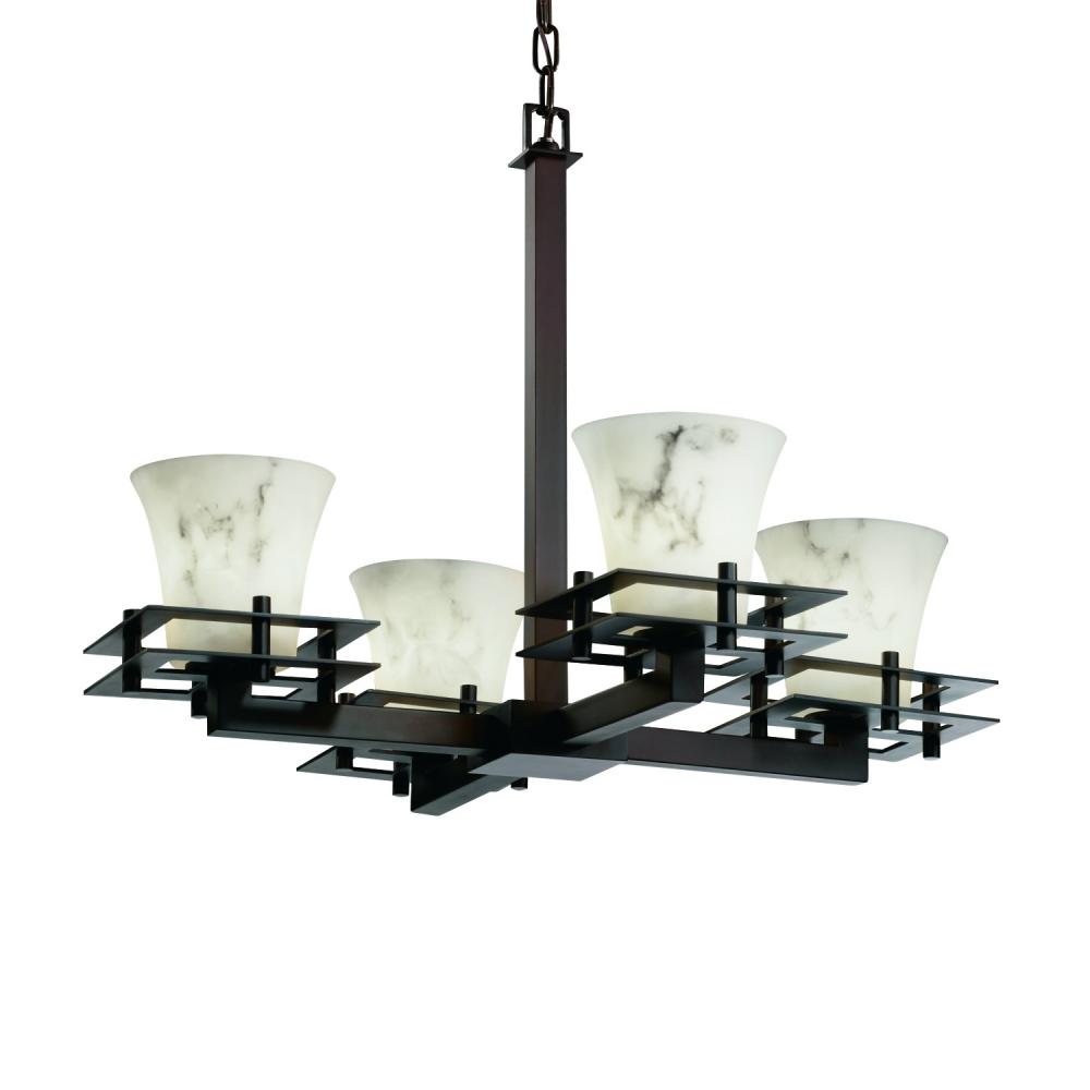 Metropolis 4-Light Chandelier