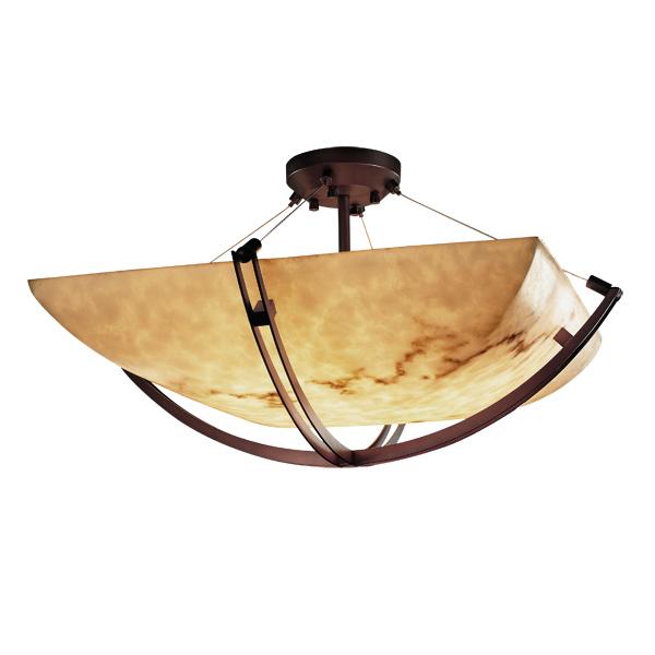 36" Semi-Flush Bowl w/ Crossbar