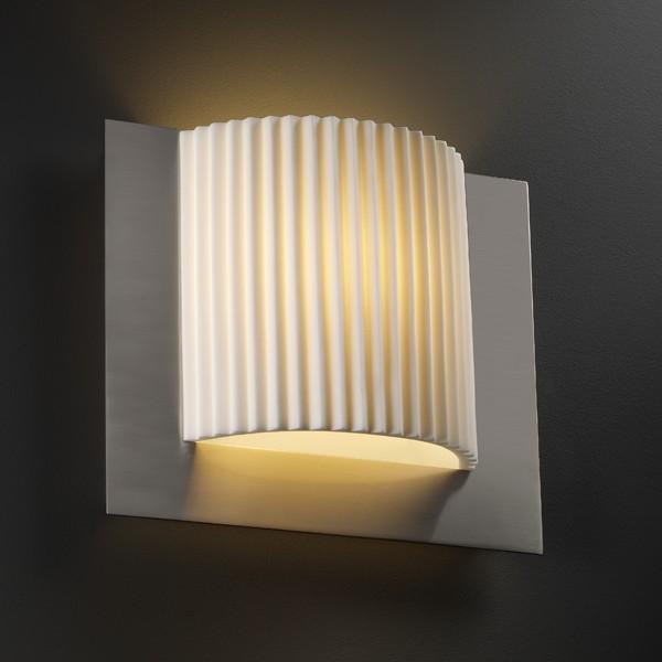 Framed Square 3-Sided Wall Sconce (ADA)