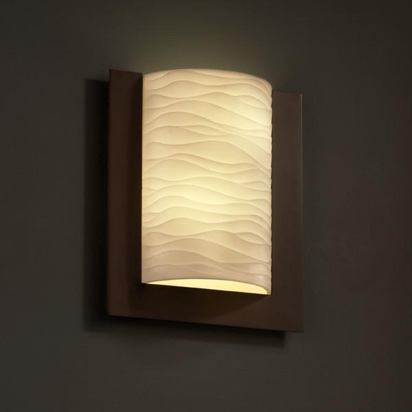 Framed Rectangle 3-Sided Wall Sconce (ADA)