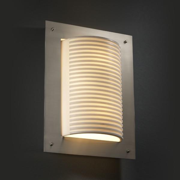 Framed Rectangle 4-Sided Wall Sconce (ADA)