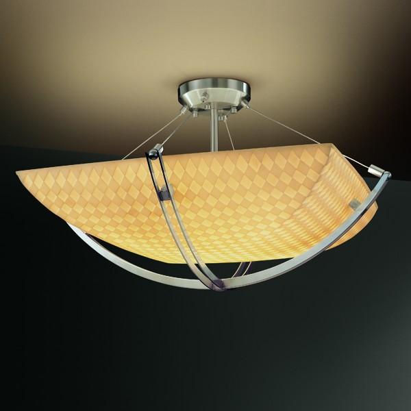 18" Semi-Flush Bowl w/ Crossbar