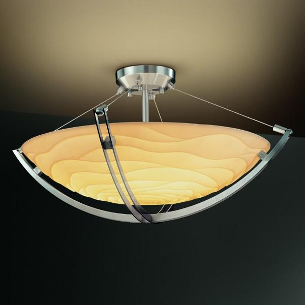 24" Semi-Flush Bowl w/ Crossbar