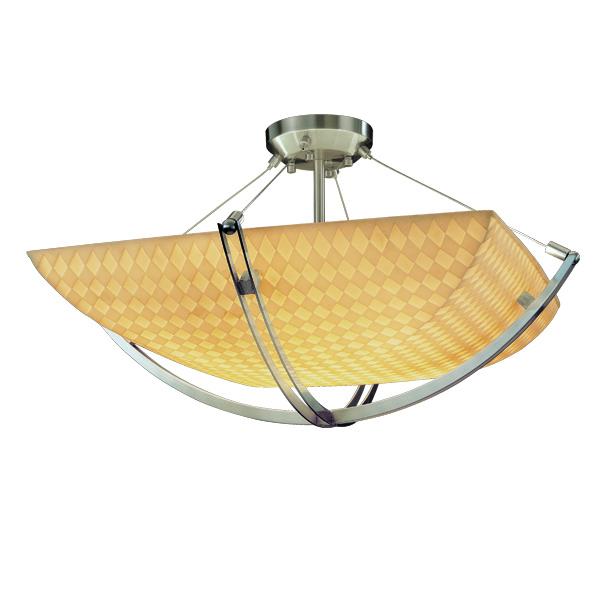 36" Semi-Flush Bowl w/ Crossbar