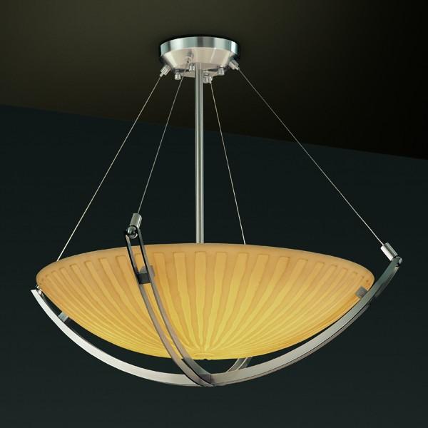 18" Pendant Bowl w/ Crossbar