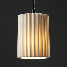 Justice Design Group POR-8815-10-SAWT-ABRS-RIGID - Mini 1-Light Pendant