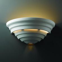Justice Design Group CER-1155-WHT-LED-2000 - Wall Sconce