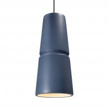 Justice Design Group CER-6435-MID-DBRZ-BKCD-LED2-1400 - Large Cone 1-Light LED Pendant