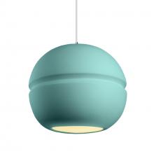 Justice Design Group CER-6415-RFPL-CROM-WTCD - Large Sphere 1-Light Pendant