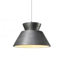 Justice Design Group CER-6420-ANTS-NCKL-WTCD - Trapezoid 1-Light Pendant