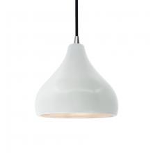 Justice Design Group CER-6560-WTWT-NCKL-BKCD-LED1-700 - Small Droplet LED Pendant