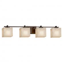 Justice Design Group CLD-8444-55-NCKL-LED4-2800 - Era 4-Light LED Bath Bar