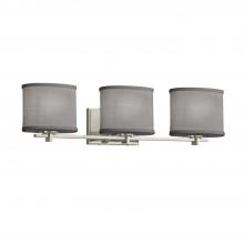 Justice Design Group FAB-8443-30-GRAY-NCKL-LED3-2100 - Era 3-Light LED Bath Bar