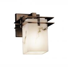 Justice Design Group FAL-8171-15-DBRZ-LED1-700 - Metropolis 1-Light LED Wall Sconce (2 Flat Bars)