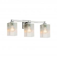 Justice Design Group FSN-8433-15-SEED-NCKL-LED3-2100 - Regency 3-Light LED Bath Bar