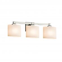 Justice Design Group FSN-8433-30-OPAL-NCKL-LED3-2100 - Regency 3-Light LED Bath Bar