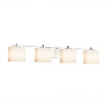 Justice Design Group FSN-8444-55-OPAL-CROM - Era 4-Light Bath Bar