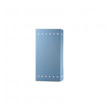 Justice Design Group CER-0960-SKBL-LED1-1000 - Large LED Rectangle w/ Perfs - Closed Top