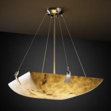 Justice Design Group FAL-9641-35-NCKL-LED-3000 - 18" Pendant Bowl w/ Tapered Clips