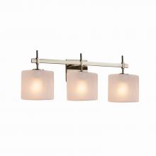 Justice Design Group FSN-8413-30-FRCR-NCKL - Union 3-Light Bath Bar