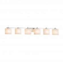 Justice Design Group FSN-8446-30-OPAL-CROM - Era 6-Light Bath Bar