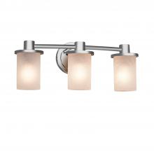 Justice Design Group FSN-8513-10-FRCR-NCKL - Rondo 3-Light Bath Bar