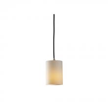 Justice Design Group FSN-8815-10-OPAL-MBLK-RIGID - Mini 1-Light Pendant