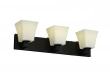 Justice Design Group FSN-8923-40-MROR-DBRZ - Modular 3-Light Bath Bar