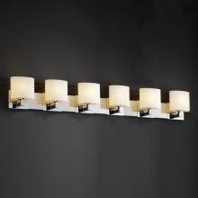 Justice Design Group FSN-8926-30-MROR-CROM - Modular 6-Light Bath Bar