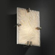 Justice Design Group PNA-5551-BMBO-MBLK-LED-2000 - Clips Rectangle Wall Sconce (ADA)