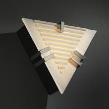 Justice Design Group PNA-5552-SLAT-CROM-LED-1000 - Clips Triangle Wall Sconce (ADA)