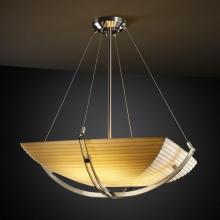 Justice Design Group PNA-9721-35-SAWT-NCKL-LED-3000 - 18" Pendant Bowl w/ Crossbar