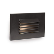 WAC US 4051-AMBZ - LED Low Voltage Horizontal Louvered Step and Wall Light