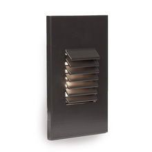 WAC US 4061-AMBZ - LED Low Voltage Vertical Louvered Step and Wall Light