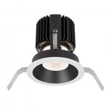 WAC US R4RD1T-F840-BKWT - Volta Round Shallow Regressed Trim with LED Light Engine