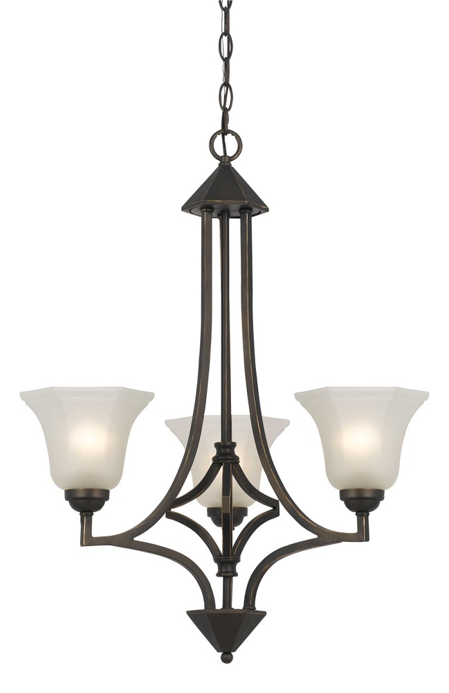 60W X 3 Metal 3 Light Chandelier