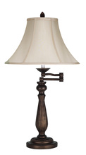 CAL Lighting BO-581TB - 150W 3 Way Swing Arm Table Lamp