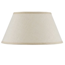 CAL Lighting SH-8111-18M - Hardback Fine Burlap Shade