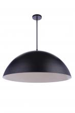 Craftmade P1001FB-LED - 34.75" Diameter Sculptural Statement Dome Pendant in Flat Black