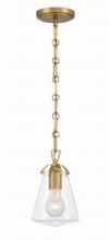 Crystorama VSS-7002-LG - Voss 1 Light Luxe Gold Mini Pendant