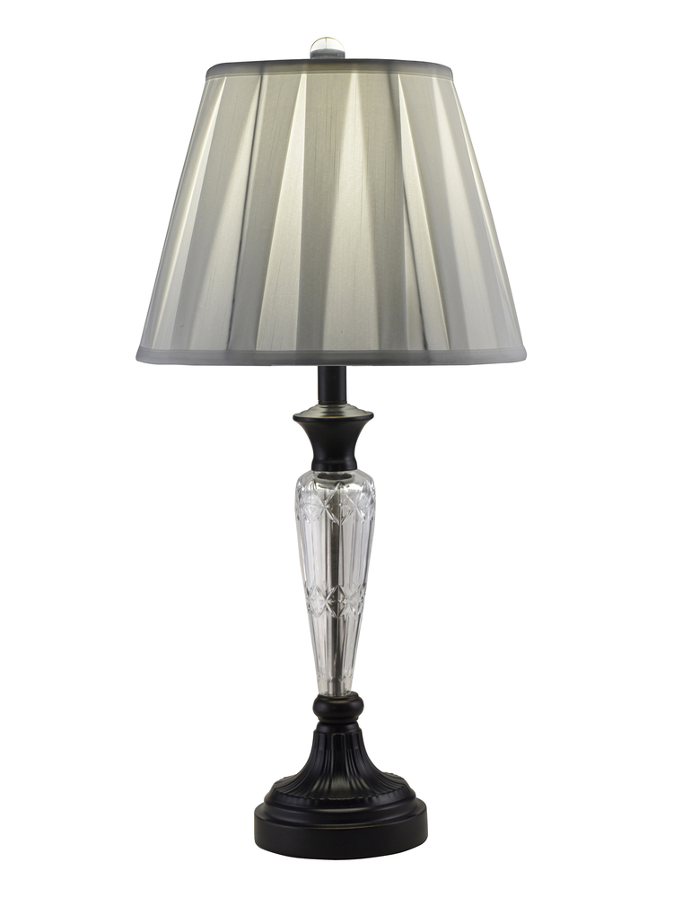 Vena 24% Lead Hand Cut Crystal Table Lamp