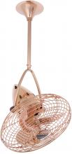 Matthews Fan Company JD-CP-MTL - Jarold Direcional ceiling fan in Polished Copper finish with metal blades.