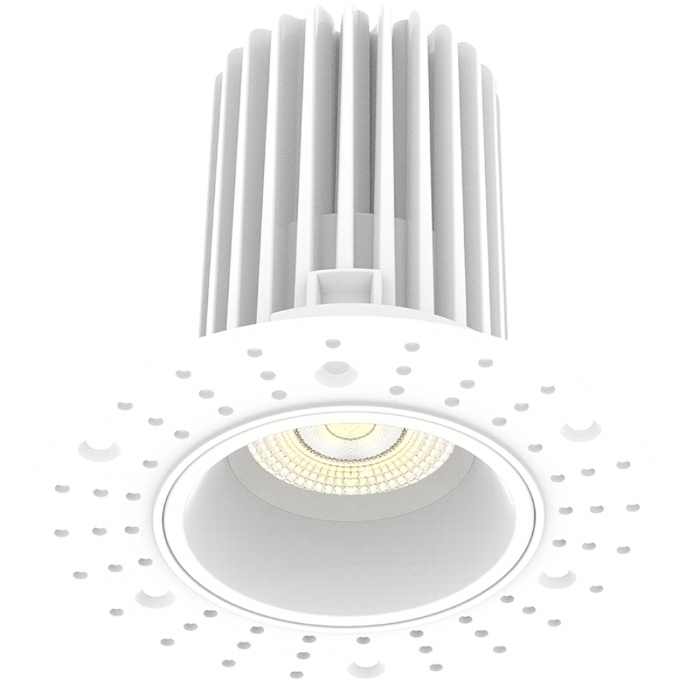 TRIMLESS 3IN ROUND TRIAC 15W 5CCT 1000LM  CRI90 38D WHITE SMOOTH