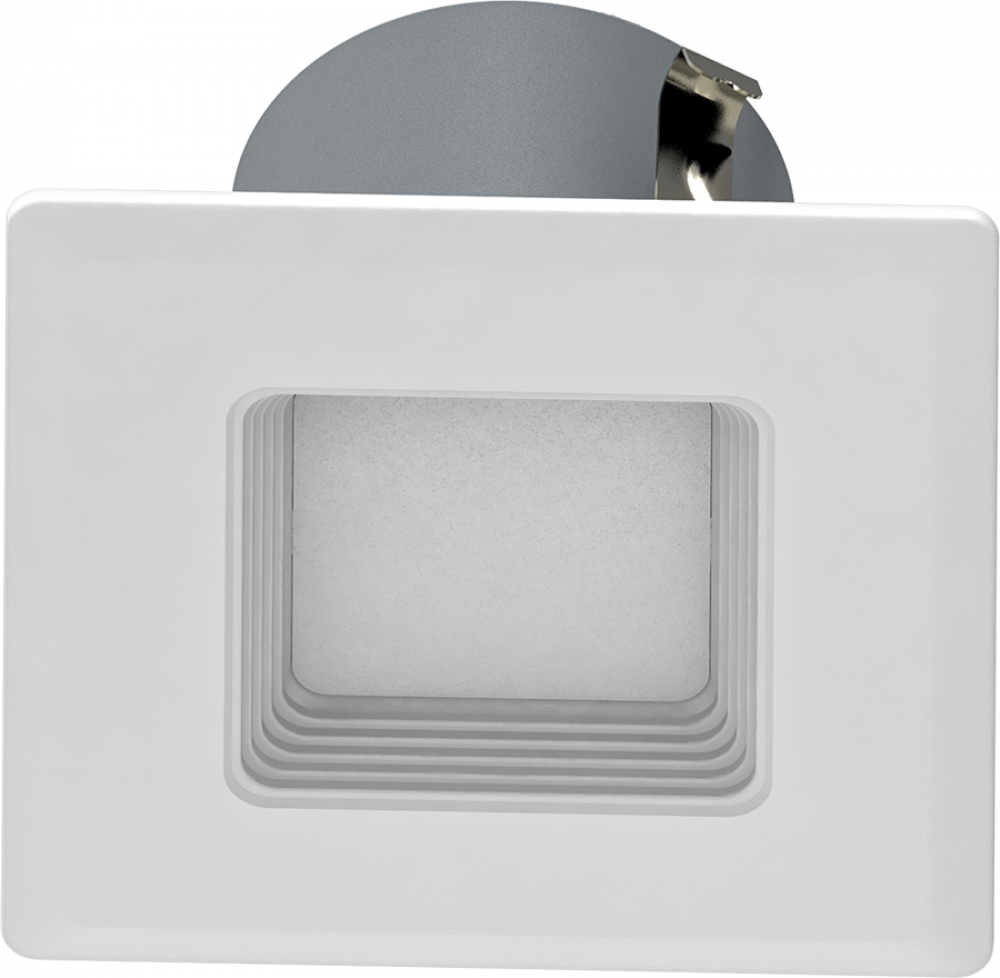 RETROFIT DOWNLIGHTS 620 LUMENS RETROFIT DOWNLIGHT 7W 4 INCHES SQUARE 90CRI 5000K 120V WHITE BAFFLE