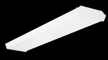 RAB Lighting GUS4-36W/D10/LCB/E2 - STRIPS & WRAPS 4853 LUMENS GUS4 4 FEET 36W 5000K 0-10V DIMMING WHITE BATTERY BACKUP