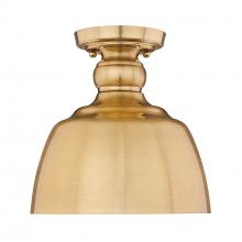 Golden 0316-FM MBG - Holmes MBG Flush Mount in Modern Brushed Gold