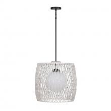 Eurofase 46635-013 - Lara 1 Light Outdoor Pendant in Light Gray