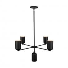 Kuzco Lighting Inc CH57731-BK - Nola 31-in Black 5 Lights Chandelier